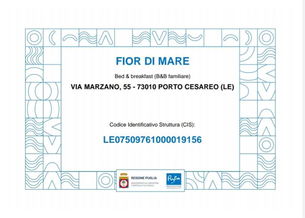 B&B Fior Di Mare Porto Cesareo Ngoại thất bức ảnh