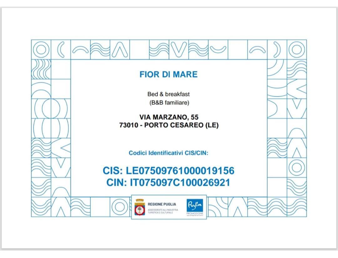 B&B Fior Di Mare Porto Cesareo Ngoại thất bức ảnh